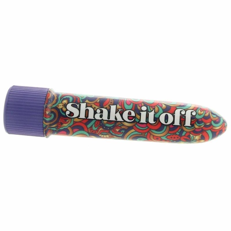 Vibrators | Naughty Bits Shake It Off Mini Vibe Vibrators Blue, Green, Pink, Teal