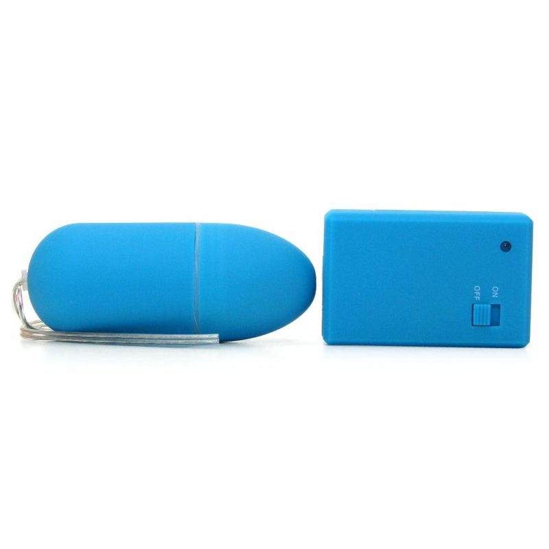 Vibrators | Neon Remote Control Bullet Vibe In Blue Vibrators Blue