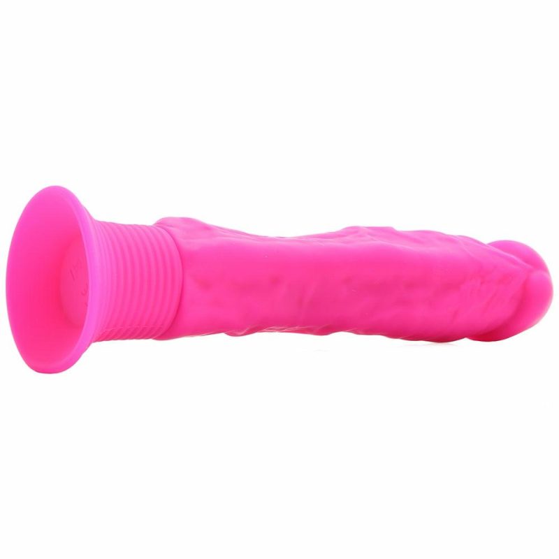 Vibrators | Neon Silicone Wall Banger Vibe In Pink Vibrators Pink