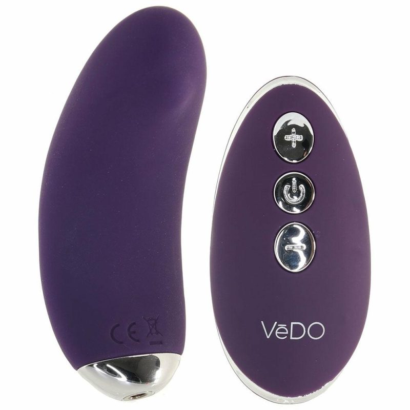 Vibrators | Niki Rechargeable Magnetic Panty Vibe In Deep Purple Vibrators Purple