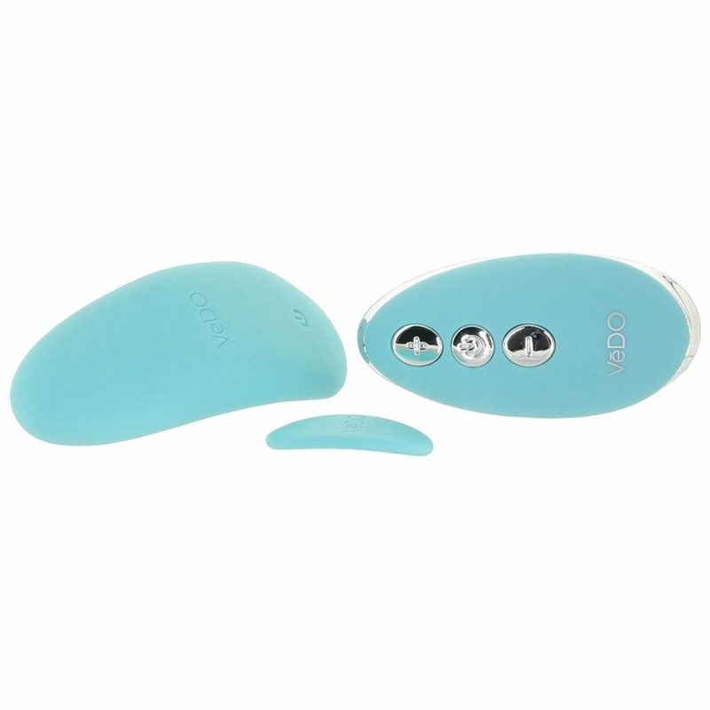 Vibrators | Niki Rechargeable Magnetic Panty Vibe In Turquoise Vibrators Savvy