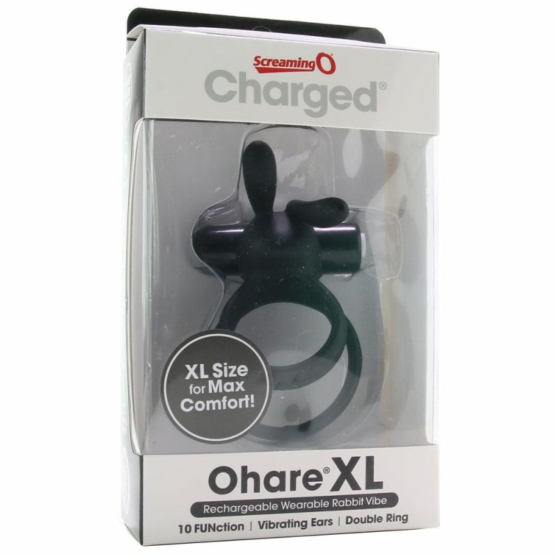 Vibrators | Ohare Xl Rechargeable Wearable Rabbit Vibe In Black Vibrators Screaming O