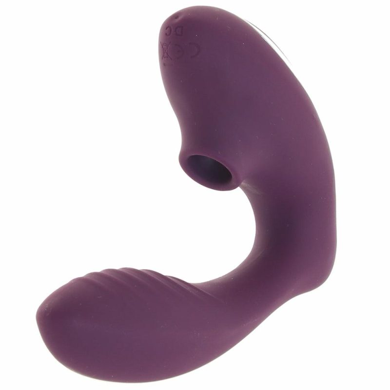 Vibrators | Omg Vibra G Pulse Clitoral Air Massager In Purple Vibrators Deeva