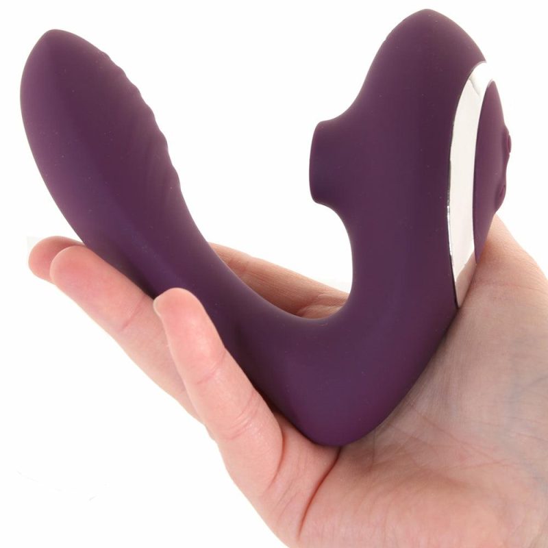 Vibrators | Omg Vibra G Pulse Clitoral Air Massager In Purple Vibrators Deeva