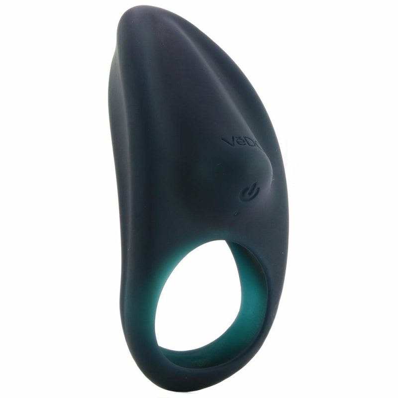 Vibrators | Over Drive Plus Rechargeable C-Ring In Just Black Vibrators Savvy