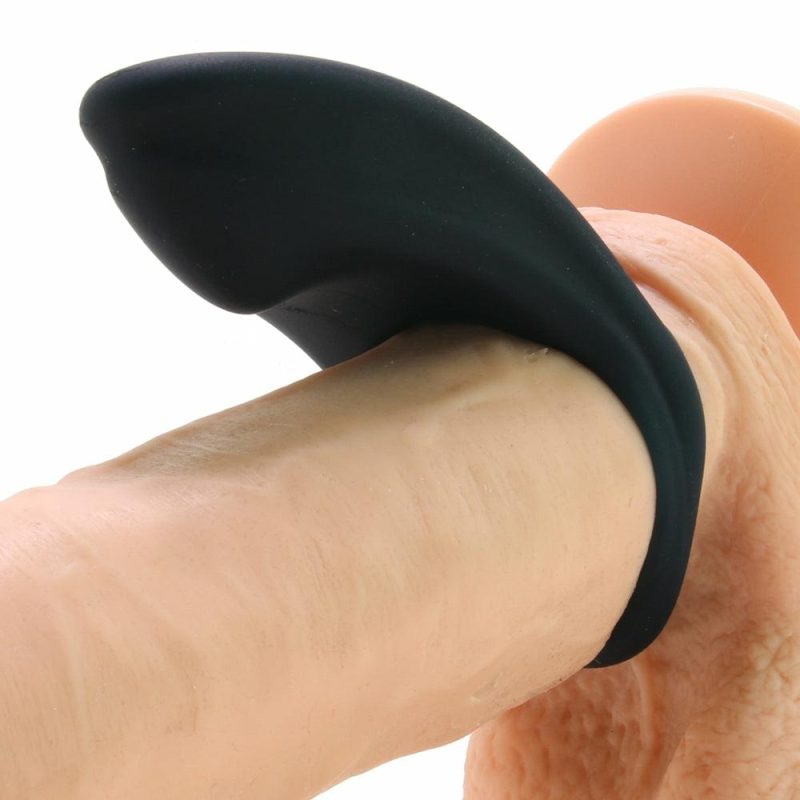 Vibrators | Over Drive Plus Rechargeable C-Ring In Just Black Vibrators Savvy