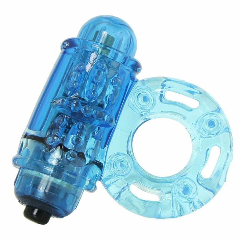 Vibrators | Owow Super Powered Vibrating Ring In Blue Vibrators Screaming O