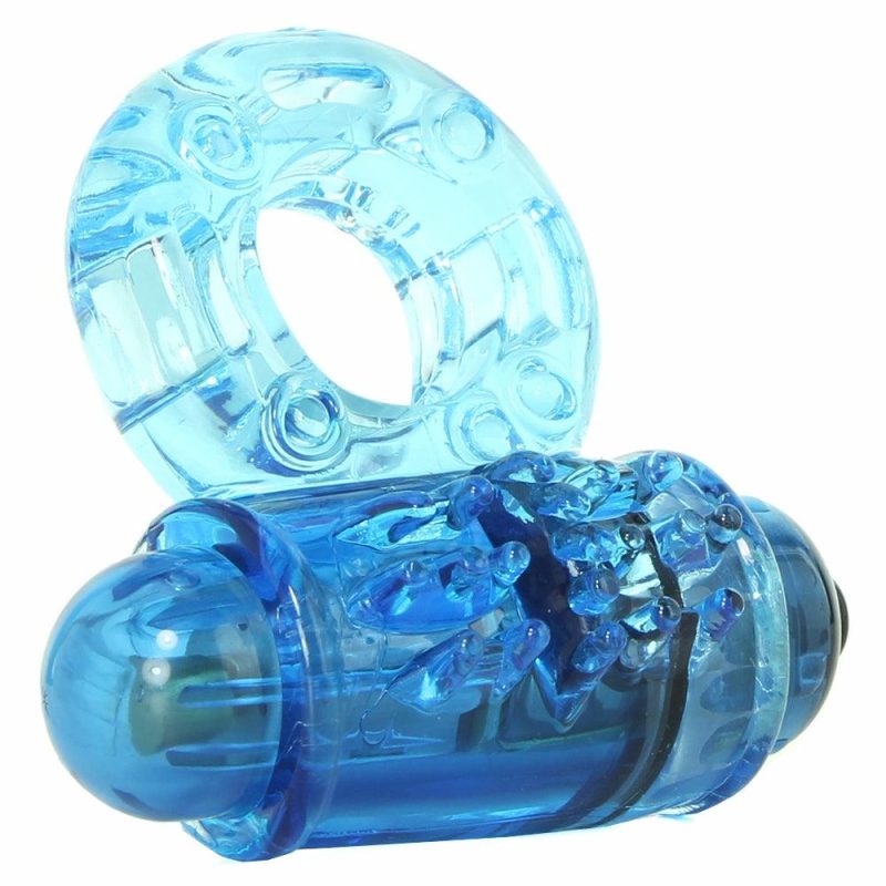 Vibrators | Owow Super Powered Vibrating Ring In Blue Vibrators Screaming O