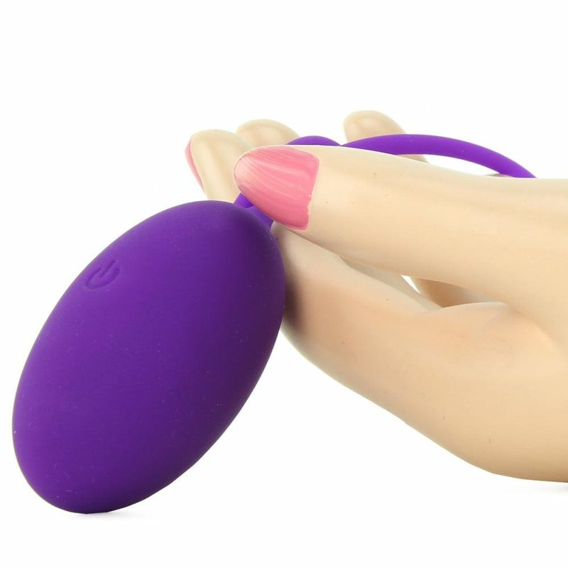 Vibrators | Peach Remote Vibrating Egg In Into You Indigo Vibrators Purple