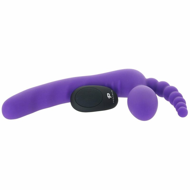 Vibrators | Pegasus 7 Inch Dp Remote Strapless Strap-On Dildos Dildos