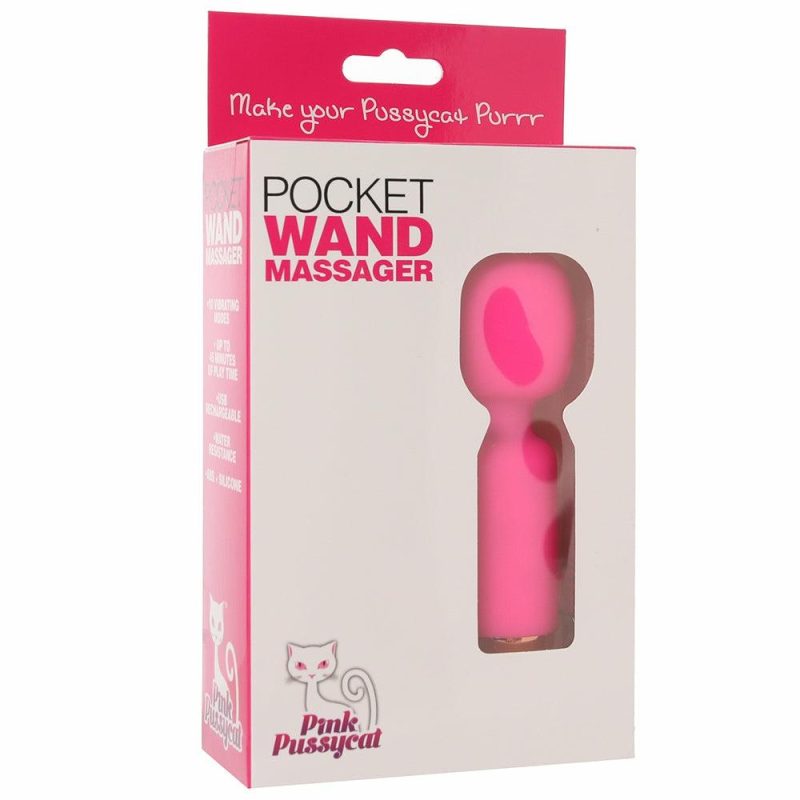 Vibrators | Pink Pussycat Pocket Wand Vibe Vibrators Cousins Group