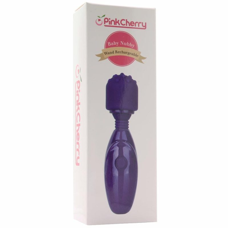 Vibrators | Pinkcherry Baby Nubby Rechargeable Mini Wand Vibrators PinkCherry