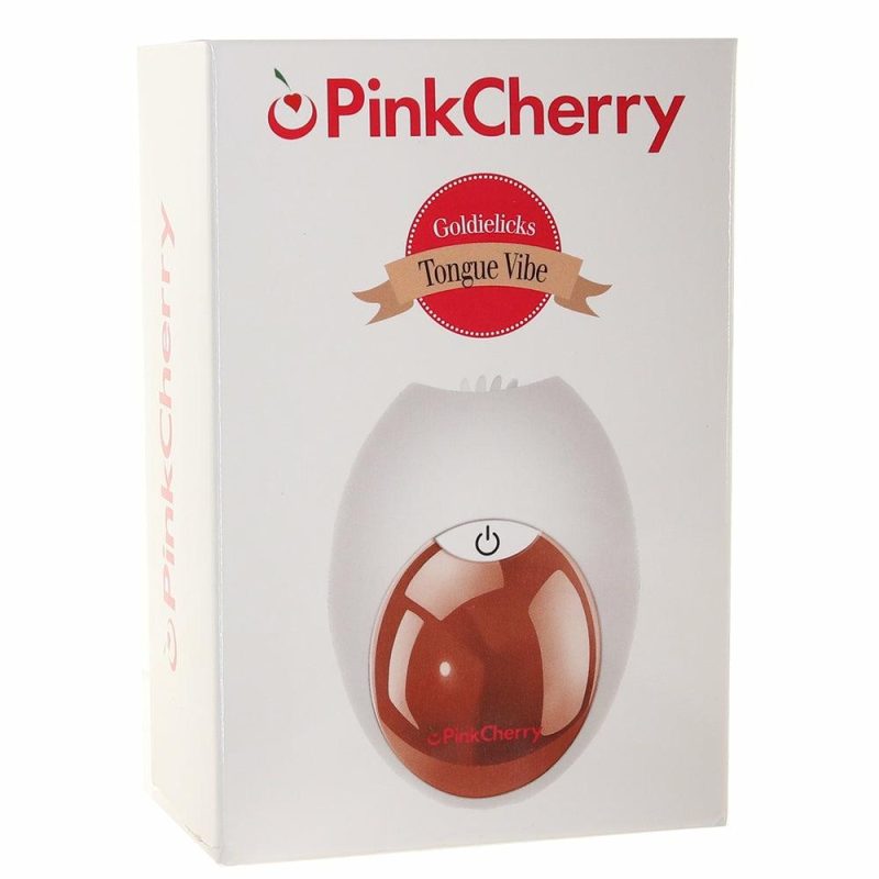 Vibrators | Pinkcherry Goldielicks Tongue Vibe Vibrators Gold, White