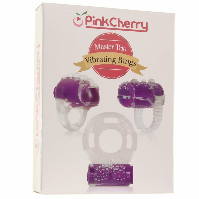 Vibrators | Pinkcherry Master Trio Vibrating Rings Set Vibrators PinkCherry