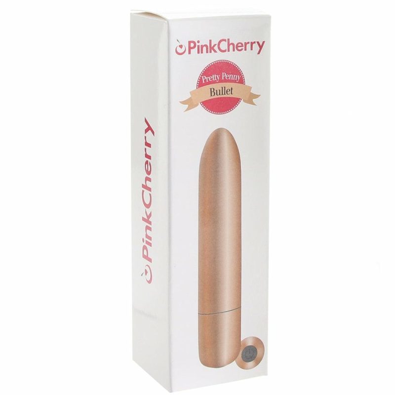 Vibrators | Pinkcherry Pretty Penny Bullet Vibe Vibrators Gold