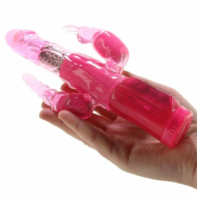 Vibrators | Pinkcherry Triple Stimulator Rabbit Vibe Vibrators Pink