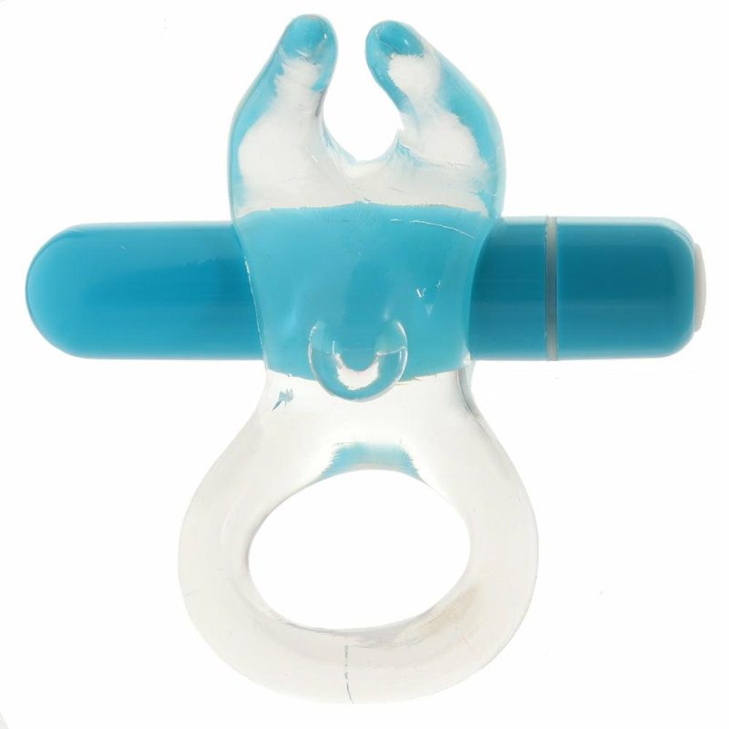 Vibrators | Play With Me Bull Vibrating C-Ring In Blue Vibrators Blush