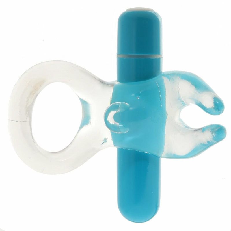 Vibrators | Play With Me Bull Vibrating C-Ring In Blue Vibrators Blush