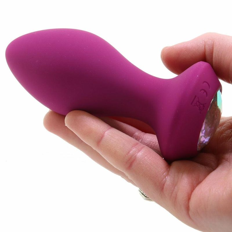 Vibrators | Power Gem Vibrating Crystal Probe In Purple Anal Sex Toys Anal Sex Toys