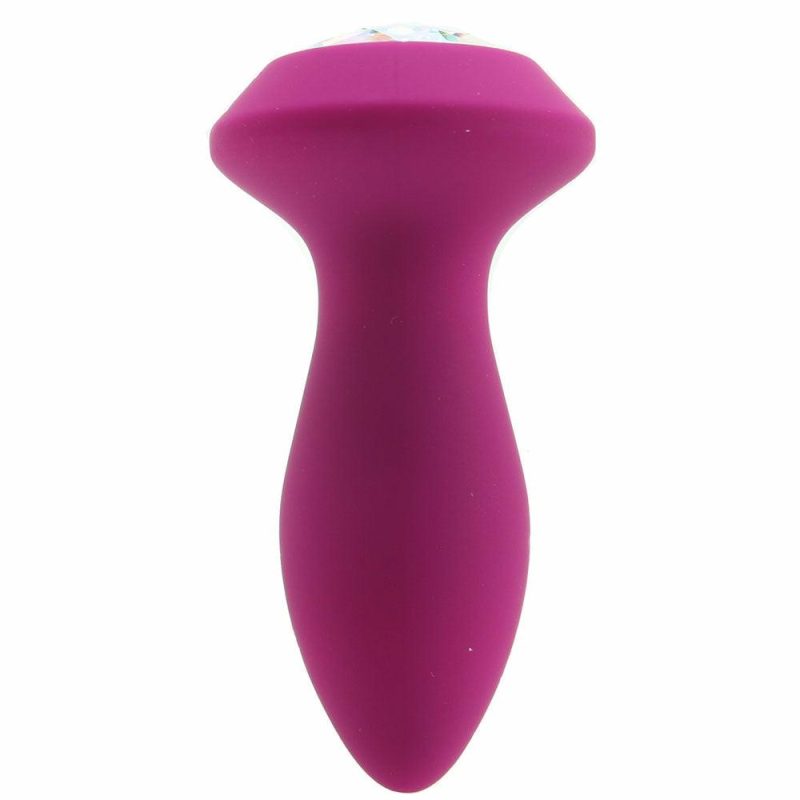 Vibrators | Power Gem Vibrating Petite Crystal Probe In Purple Anal Sex Toys Anal Sex Toys