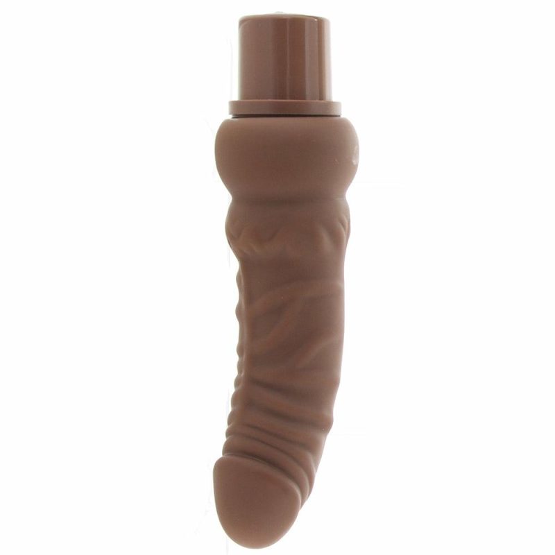 Vibrators | Power Stud Rechargeable Curvy Vibe In Brown Vibrators Brown