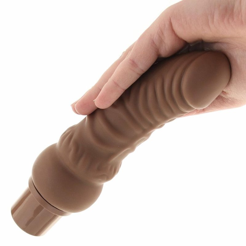 Vibrators | Power Stud Rechargeable Curvy Vibe In Brown Vibrators Brown