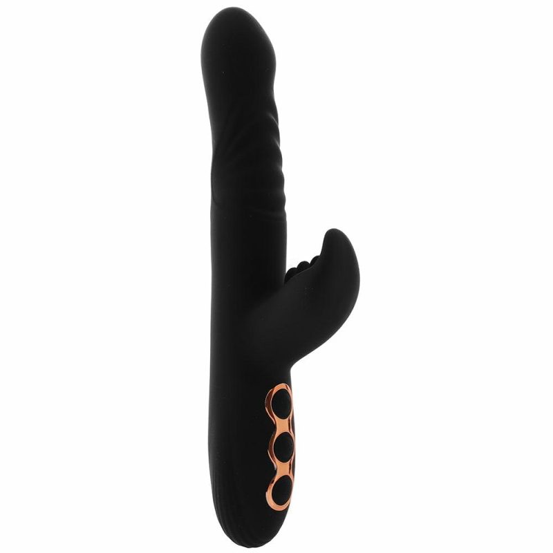 Vibrators | Princess Heat-Up Thruster Rabbit Vibe Vibrators Black