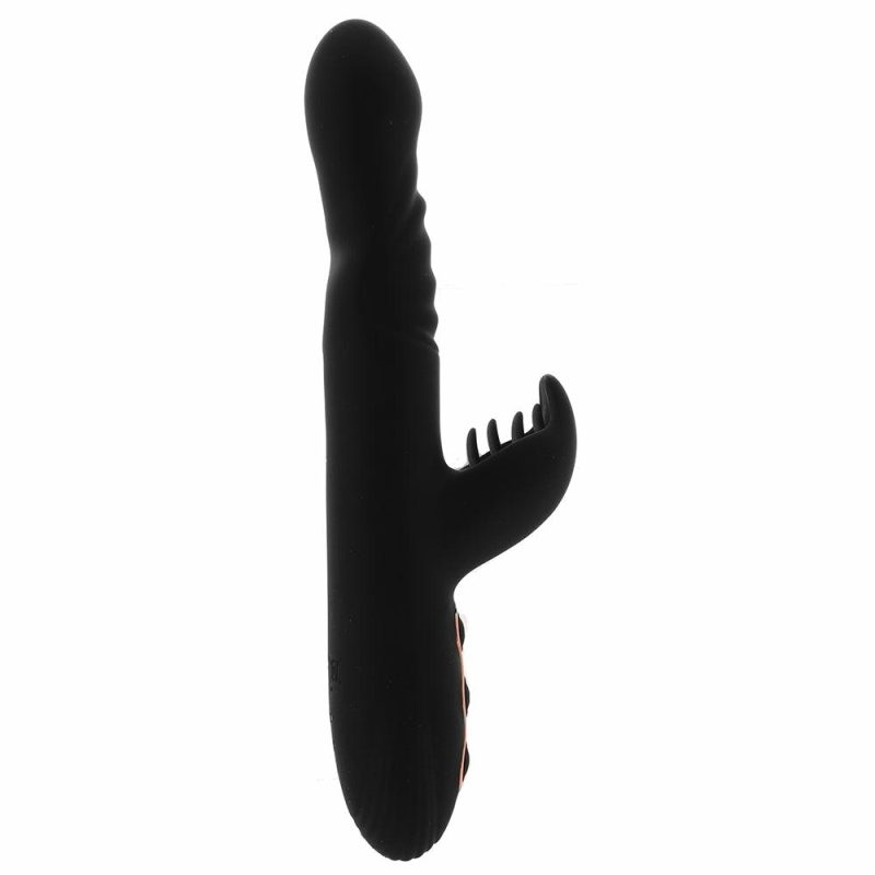 Vibrators | Princess Heat-Up Thruster Rabbit Vibe Vibrators Black