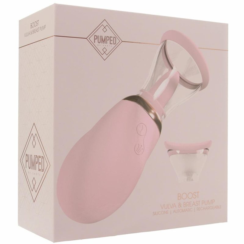 Vibrators | Pumped Boost Vulva & Breast Pump In Pink Vibrators Pink