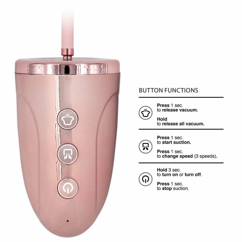 Vibrators | Pumped Rechargeable Pussy Pump Vibrators Pink