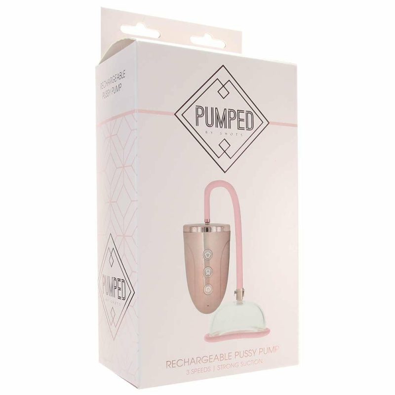 Vibrators | Pumped Rechargeable Pussy Pump Vibrators Pink