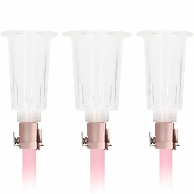 Vibrators | Pumped Rose Gold Clitoral & Nipple Pump Set In Large Bondage Bondage