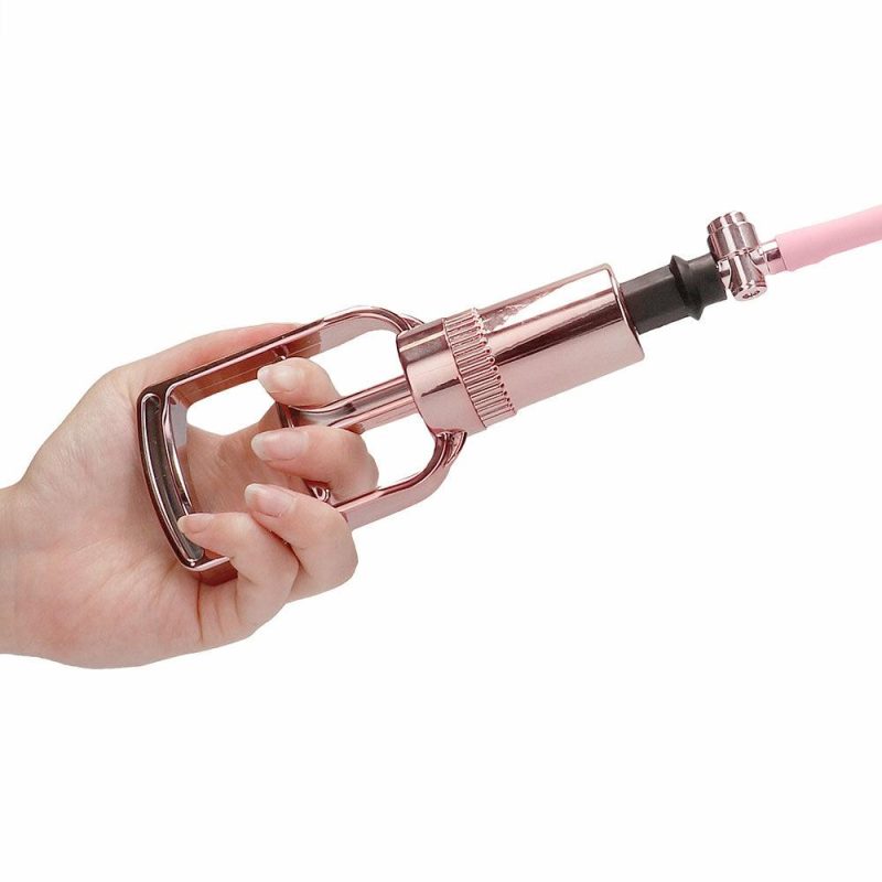 Vibrators | Pumped Rose Gold Clitoral & Nipple Pump Set In Large Bondage Bondage