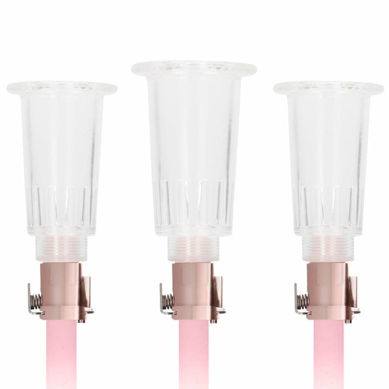 Vibrators | Pumped Rose Gold Clitoral & Nipple Pump Set In Medium Bondage Bondage