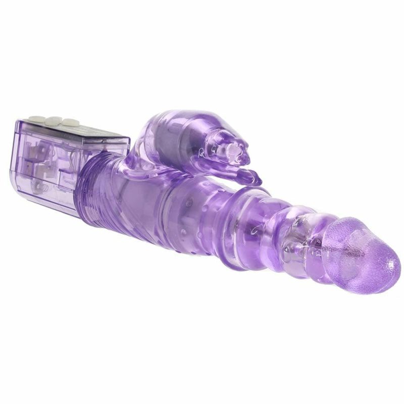 Vibrators | Purring Thrusting Panther Vibe In Purple Vibrators CalExotics