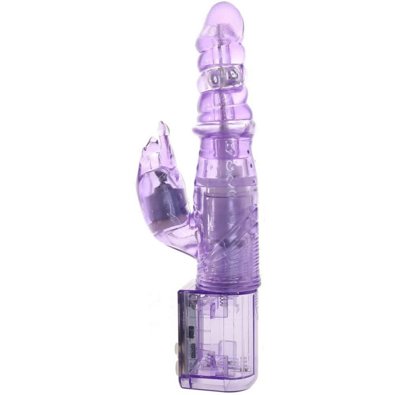 Vibrators | Purring Thrusting Panther Vibe In Purple Vibrators CalExotics