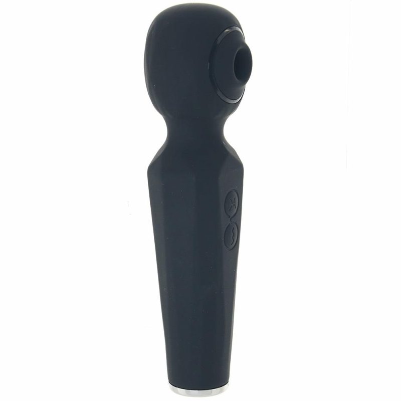 Vibrators | Rainbow Sucker Suction Wand Vibrators Black