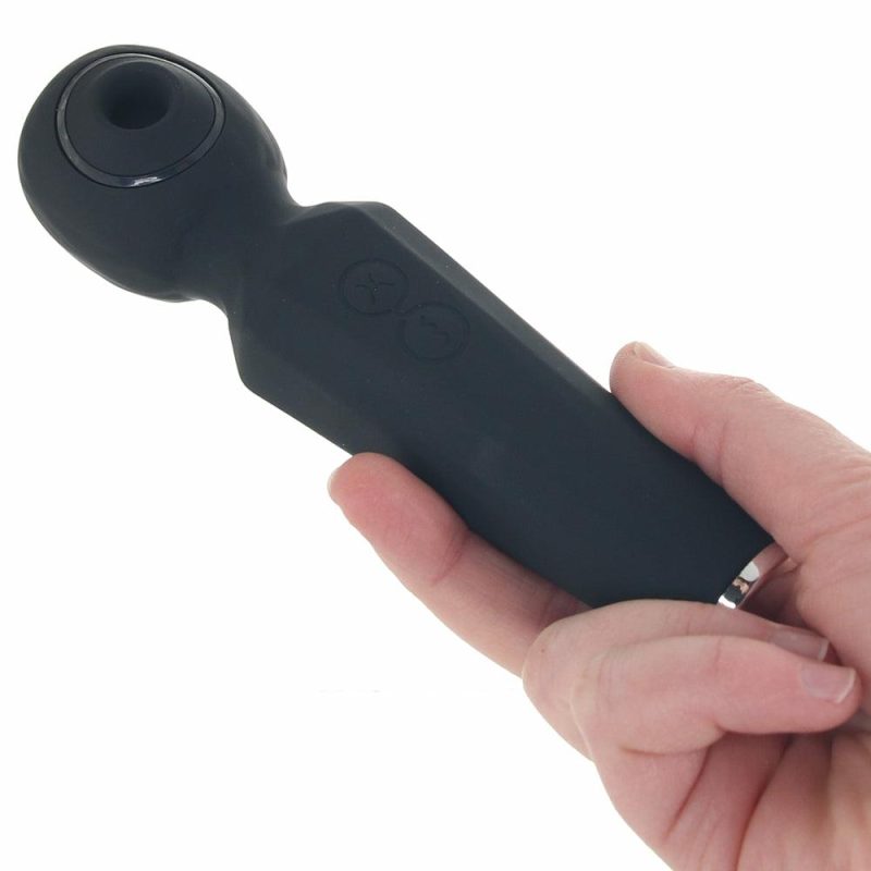 Vibrators | Rainbow Sucker Suction Wand Vibrators Black