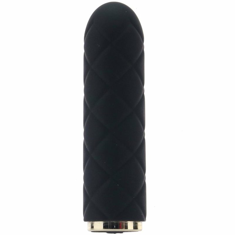 Vibrators | Raven Quilted Seducer Bullet Vibe Vibrators Black