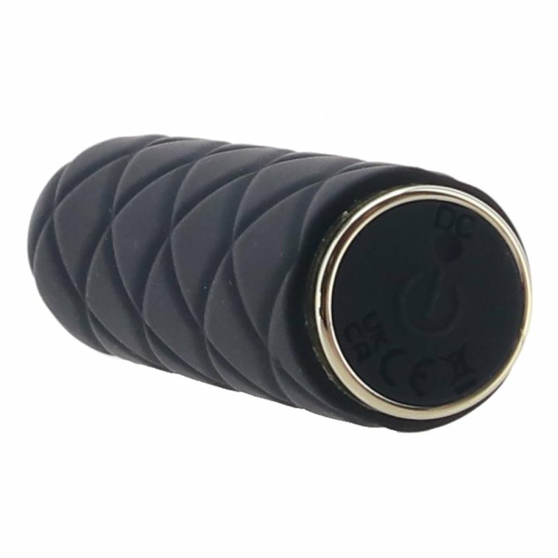 Vibrators | Raven Quilted Seducer Bullet Vibe Vibrators Black