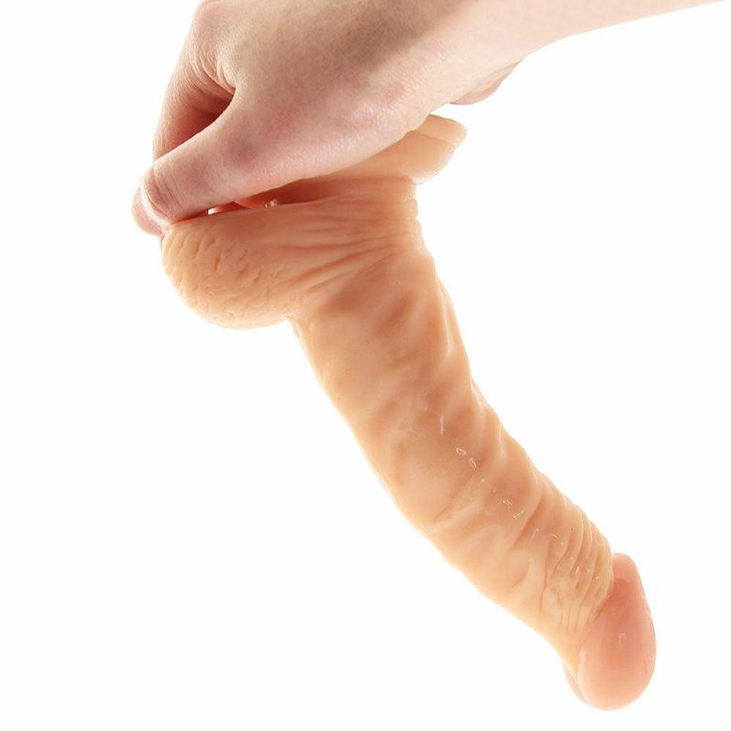 Vibrators | Real Skin Whoppers 7 Inch Vibe In Flesh Dildos Beige