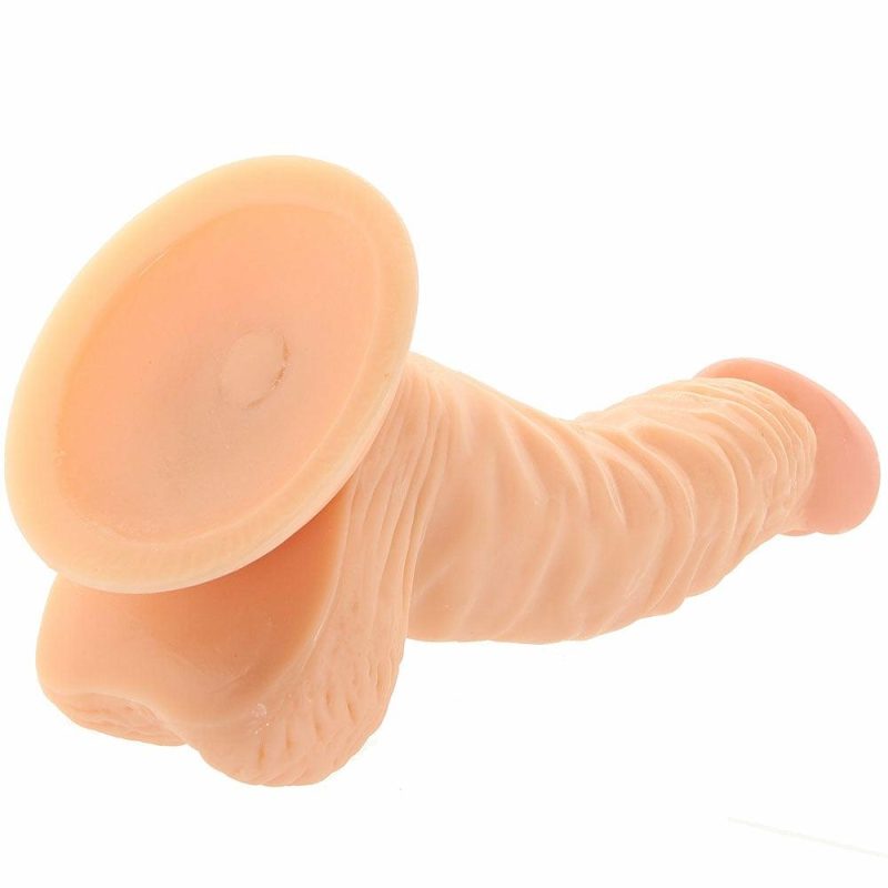 Vibrators | Real Skin Whoppers 7 Inch Vibe In Flesh Dildos Beige