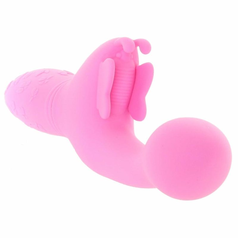 Vibrators | Rechargeable Butterfly Kiss Vibrator In Pink Vibrators CalExotics