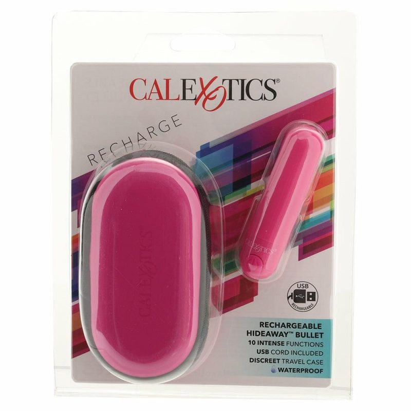 Vibrators | Rechargeable Hideaway Bullet In Pink Vibrators CalExotics