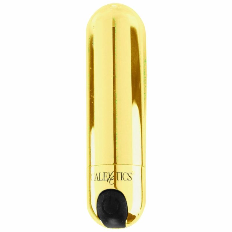 Vibrators | Rechargeable Hideaway Bullet Vibe In Gold Vibrators CalExotics