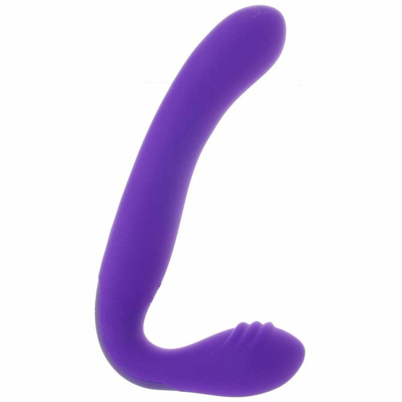 Vibrators | Rechargeable Love Rider Strapless Strap-On In Purple Dildos CalExotics