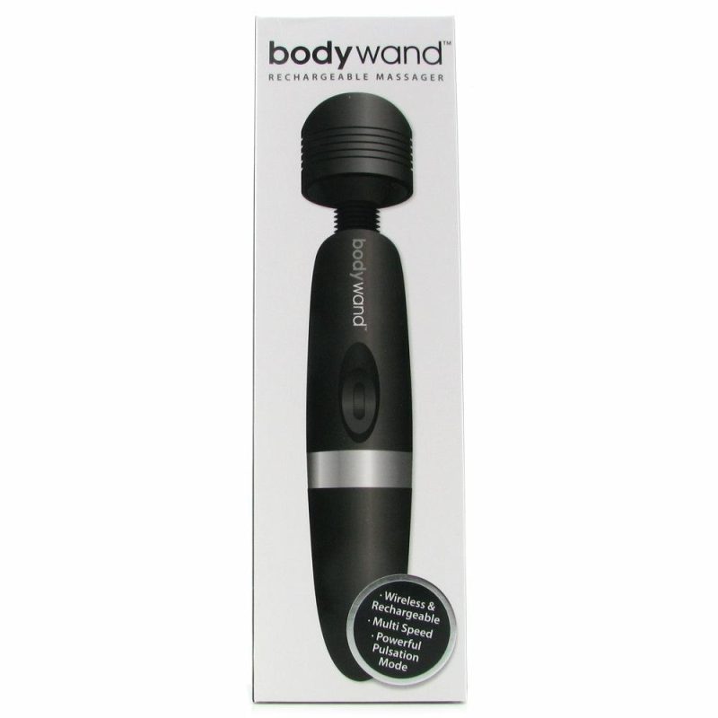 Vibrators | Rechargeable Massager In Black Vibrators Black