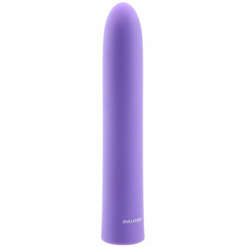 Vibrators | Rechargeable Slim Vibe In Purple Vibrators Evolved Novelties