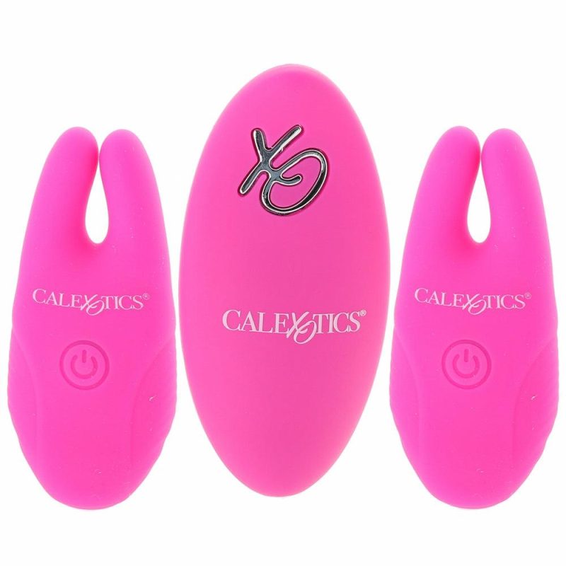 Vibrators | Remote Silicone Nipple Clamps In Pink Bondage Bondage