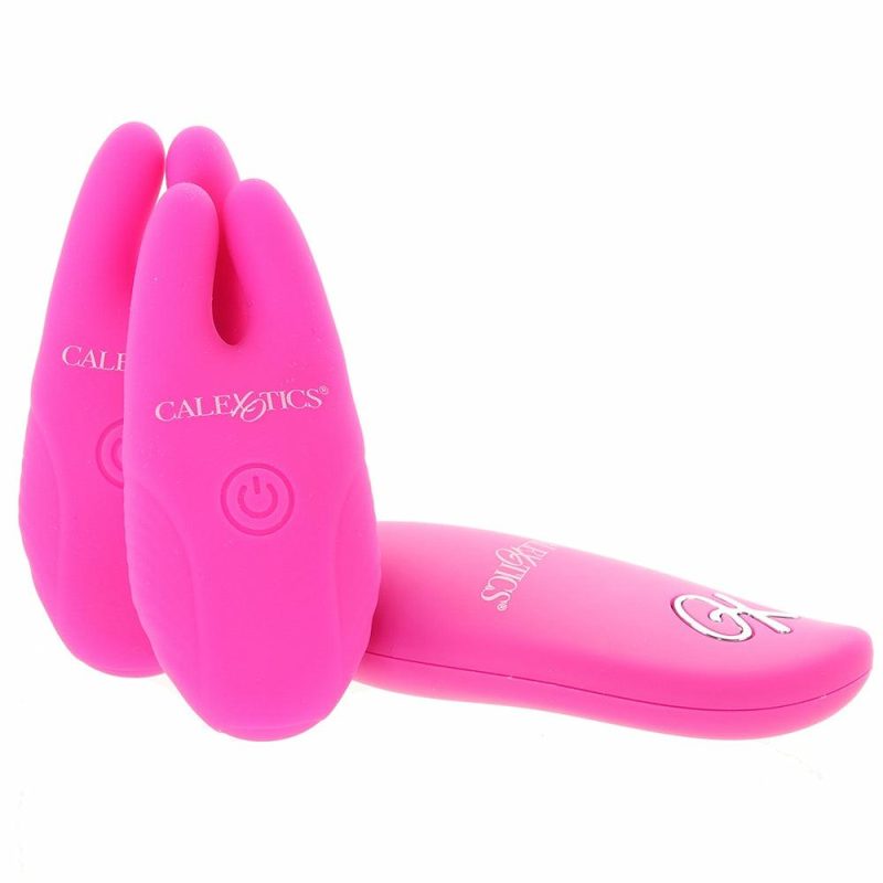 Vibrators | Remote Silicone Nipple Clamps In Pink Bondage Bondage